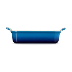 Le Creuset Stoneware Heritage 26cm Rectangular Deep  Dish - Azure