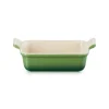 Le Creuset Stoneware Heritage 19cm Rectangular Deep Dish - Bamboo Green