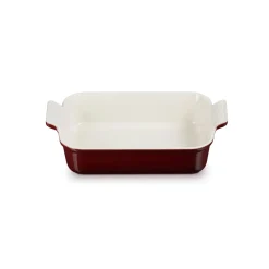 Le Creuset Stoneware Heritage 26cm Rectangular Deep Dish - Garnet