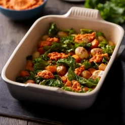 Le Creuset Stoneware Heritage 32cm Rectangular Deep Dish - Flint