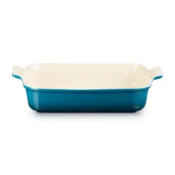 Le Creuset Stoneware Heritage 26cm Rectangular Deep Dish - Deep Teal