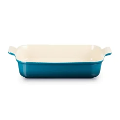 Le Creuset Stoneware Heritage 32cm Rectangular Deep Dish - Deep Teal