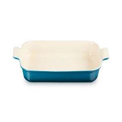 Le Creuset Stoneware Heritage 32cm Rectangular Deep Dish - Deep Teal