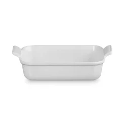 Le Creuset Stoneware Heritage 26cm Rectangular Deep Dish - White
