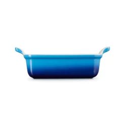 Le Creuset Stoneware Heritage 19cm Rectangular Deep  Dish - Azure