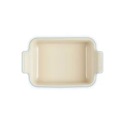 Le Creuset Stoneware Heritage 19cm Rectangular Deep  Dish - Azure
