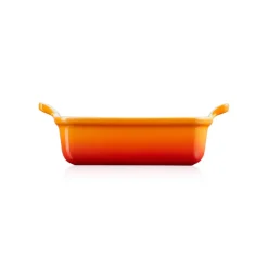 Le Creuset Stoneware Heritage 19cm Rectangular Deep Dish - Volcanic