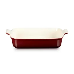 Le Creuset Stoneware Heritage 32cm Rectangular Deep Dish - Garnet