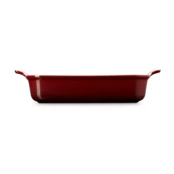 Le Creuset Stoneware Heritage 32cm Rectangular Deep Dish - Garnet