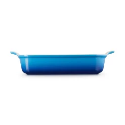 Le Creuset Stoneware Heritage 32cm Deep Rectangular Dish - Azure