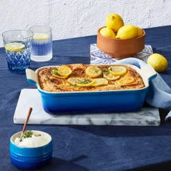 Le Creuset Stoneware Heritage 32cm Deep Rectangular Dish - Azure