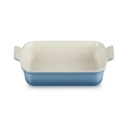 Le Creuset Stoneware Heritage 26cm Deep Rectangular Dish - Chambray