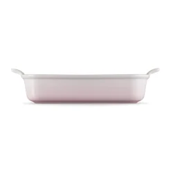 Le Creuset Stoneware Heritage 32cm Deep Rectangular Dish - Shell Pink