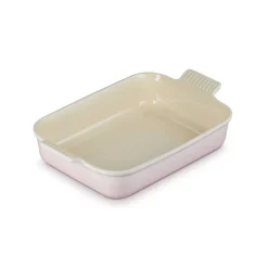 Le Creuset Stoneware Heritage 32cm Deep Rectangular Dish - Shell Pink