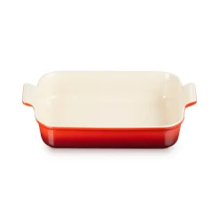Le Creuset Stoneware Heritage 32cm Rectangular Dish - Cerise