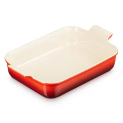 Le Creuset Stoneware Heritage 32cm Rectangular Dish - Cerise
