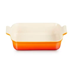Le Creuset Stoneware Heritage 26cm Rectangular Deep Dish - Volcanic