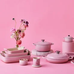 Le Creuset Stoneware Heritage 26cm Rectangular Deep  Dish - Shell Pink