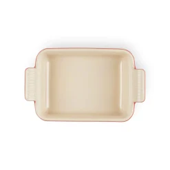 Le Creuset Stoneware Heritage 19cm Rectangular Dish - Cerise