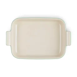 Le Creuset Stoneware Heritage 32cm Rectangular Deep Dish - Bamboo Green