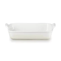 Le Creuset Stoneware Heritage 32cm Rectangular Deep Dish - Meringue