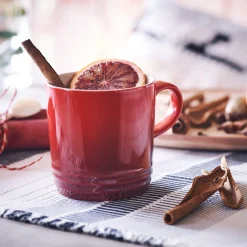 Le Creuset Stoneware 350ml Mug - Cerise