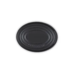 Le Creuset Stoneware Oval Spoon Rest - Satin Black