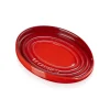 Le Creuset Stoneware Oval Spoon Rest - Cerise