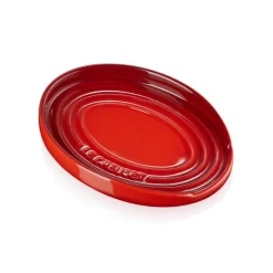 Le Creuset Stoneware Oval Spoon Rest - Cerise