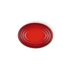 Le Creuset Stoneware Oval Spoon Rest - Cerise