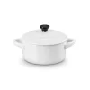 Le Creuset Stoneware Petite Round Casserole - White