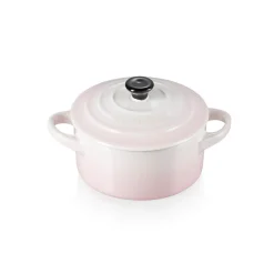Le Creuset Stoneware Petite Round Casserole - Shell Pink