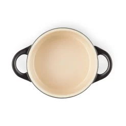 Le Creuset Stoneware Petite Round Casserole - Satin Black