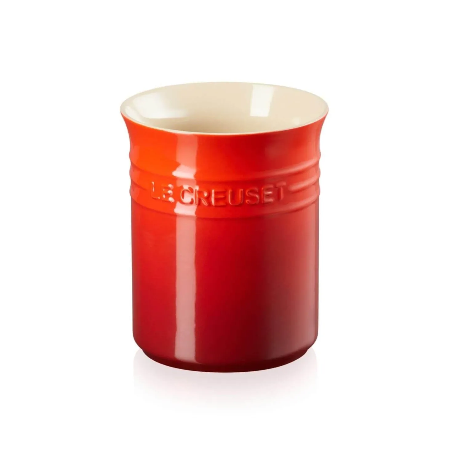 Le Creuset Stoneware Small Utensil Jar - Cerise