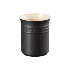 Le Creuset Stoneware Small Utensil Jar - Satin Black