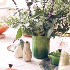 Le Creuset Stoneware Small Utensil Jar - Bamboo Green