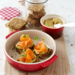 Le Creuset Stoneware Tapas Dish - Cerise