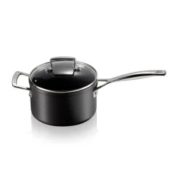 Le Creuset Toughened Non-Stick Saucepan With Glass Lid - 18cm