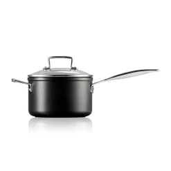 Le Creuset Toughened Non-Stick Saucepan With Glass Lid - 18cm