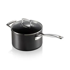 Le Creuset Toughened Non-Stick Saucepan With Glass Lid - 20cm