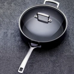 Le Creuset Toughened Non-Stick Saute Pan With Glass Lid - 26cm