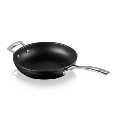 Le Creuset Toughened Non-Stick Deep Frying Pan With Helper Handle - 26cm