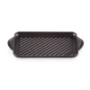 Le Creuset Traditional Cast Iron 32cm Rectangular Grill - Satin Black