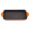 Le Creuset Traditional Cast Iron 32cm Rectangular Grill - Volcanic