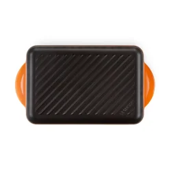 Le Creuset Traditional Cast Iron 32cm Rectangular Grill - Volcanic