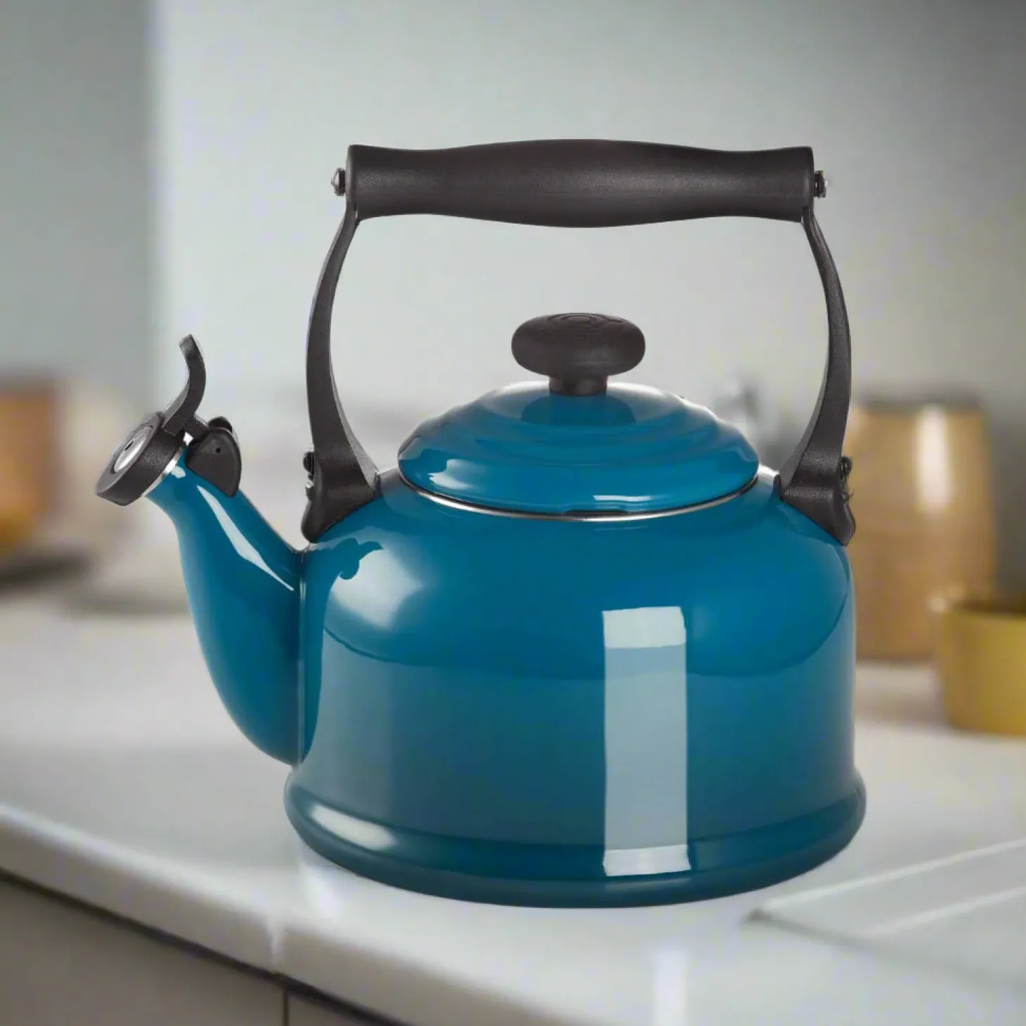 Le Creuset Traditional Stove Top Kettle - Deep Teal