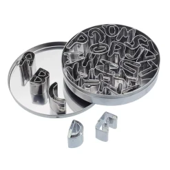 Let's Make 26 Alphabet Cookie Cutters With Storage Tin