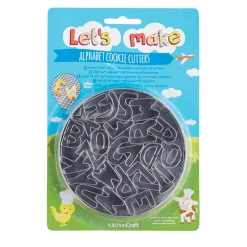 Let's Make 26 Alphabet Cookie Cutters With Storage Tin