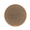 Liga Round Cork Coaster - Orbit - Grey