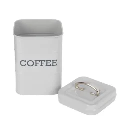 Living Nostalgia Coffee Canister - Grey
